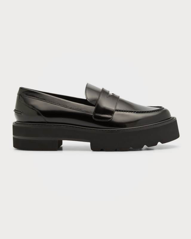 Ultralift Calfskin Penny Loafers